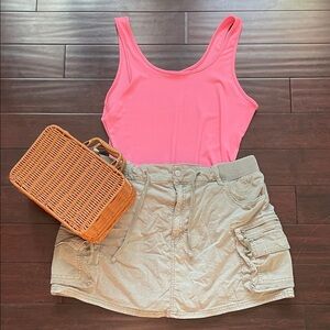 SO Women's Sage Green Skort with Pockets